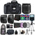 Canon EOS 4000D 18MP Digital SLR Camera + 18-55mm lens + 24GB Memory Card + 58mm Telephoto & Wide Angle Lens+ 3pc FilterKit+ Card Wallet + Card Reader + SlaveFlash + Backpack+ Case+ CleaningKit + Mini Tripod
