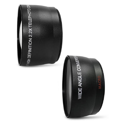 52mm Fisheye Telephoto & Wide Angle Lens + Filter Kit + Macro Kit + Rubber Hood + Lens Hood + 48GB Memory Card + Wallet + Reader + Remote + Lens Cleaner + Dust Blower + Lens Cap + Holder + Screen Protector + Tall Tripod + Monopod + Case + 3pc Cleaning Kit