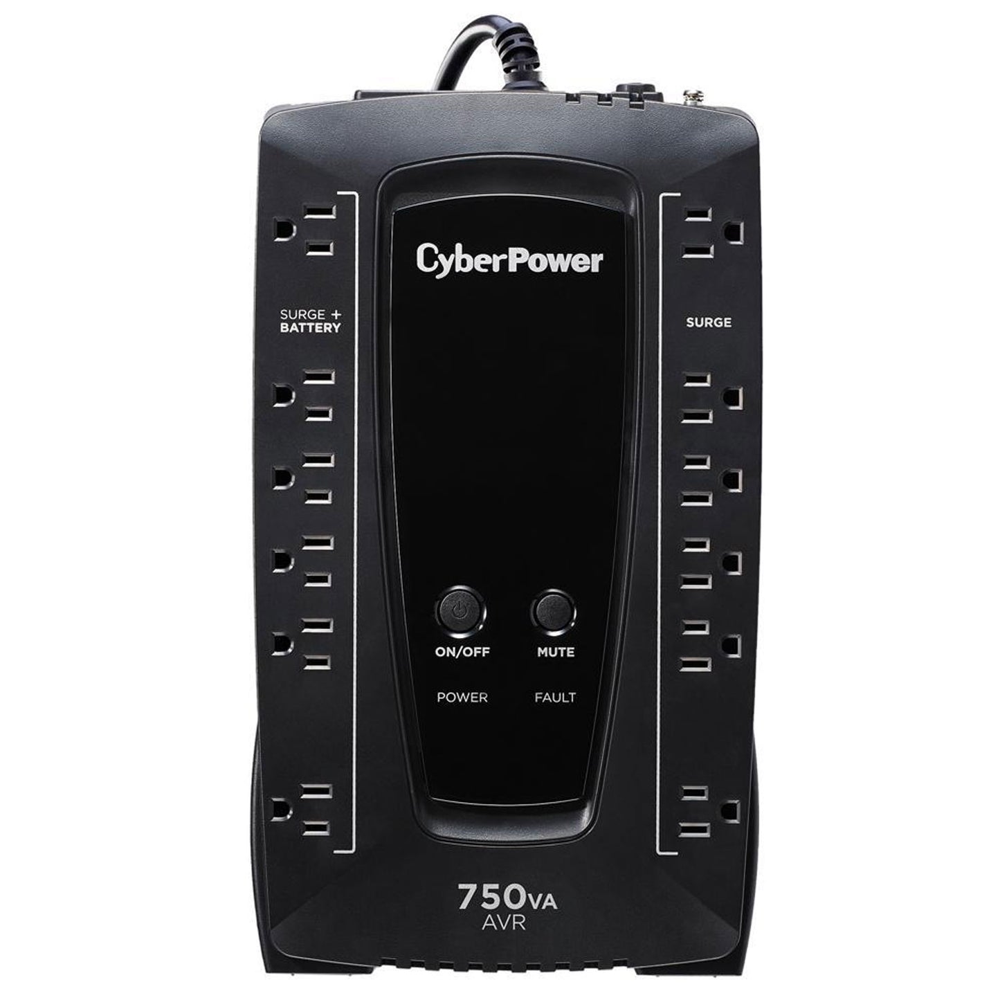 CyberPower AVR Series AVRG750U 750 VA 450 Watts 12 Outlets UPS
