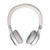 JBL Live 460NC Noise-Canceling Wireless On-Ear Headphones (White) with JBL C50HI In-Ear Headphones White