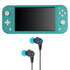 Nintendo Switch Lite (Turqoise) with JLab Play Gaming Wireless Bluetooth Earbuds - Black/Blue