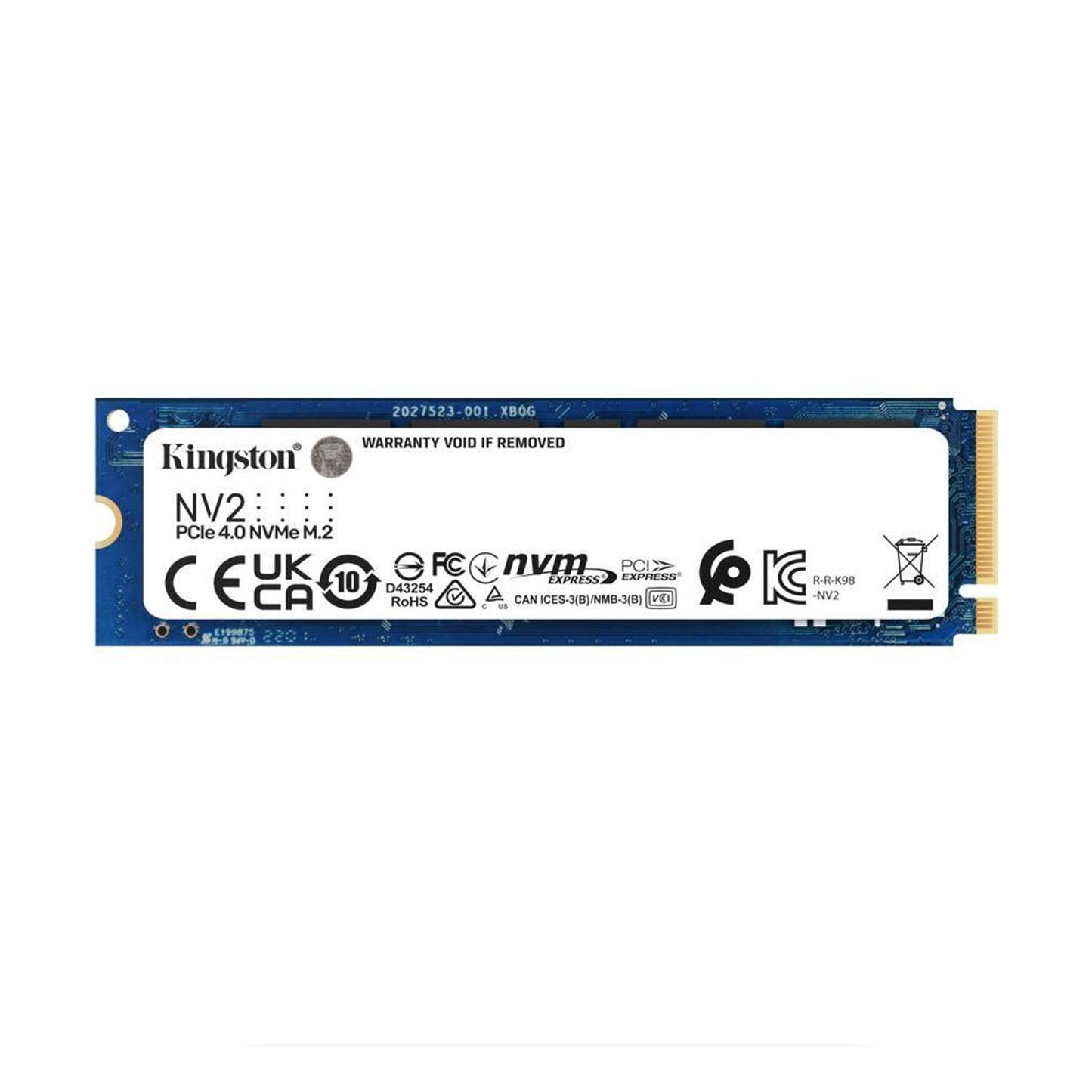 Kingston NV2 500G M.2 2280 NVMe PCIe Internal SSD Up to 3500 MB/s SNV2S/500G