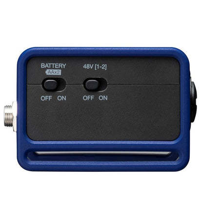 Zoom AMS-24 2x4 USB Audio Interface for Music and Streaming with Samson SR350 Over-Ear Stereo Headphones (Special Edition Blue) and 2x 8mm XLR Microphone Cable Male to Female