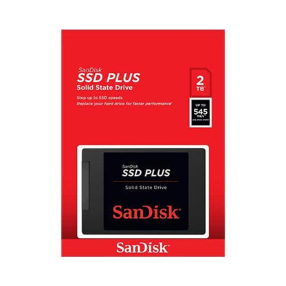 SanDisk SSD PLUS 2.5" 2TB SATA III MLC Internal Solid State Drive (SSD) SDSSDA-2T00-G26