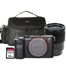 Sony Alpha a7C Full-Frame Mirrorless Camera Black with Sony Distagon T* FE 35mm f/1.4 ZA Lens Accessory Bundle