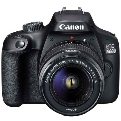 Canon EOS 2000D / Rebel T7 24.1MP CMOS 1080p DSLR Camera + Canon EF-S 18-55mm f/1:3.5-5.6 Lens