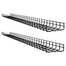 Tripp Lite Wire Mesh Cable Tray 150 x 50 x 1500 mm 6 in. x 2 in. x 5 ft. 2-Pack SRWB6210X2STR