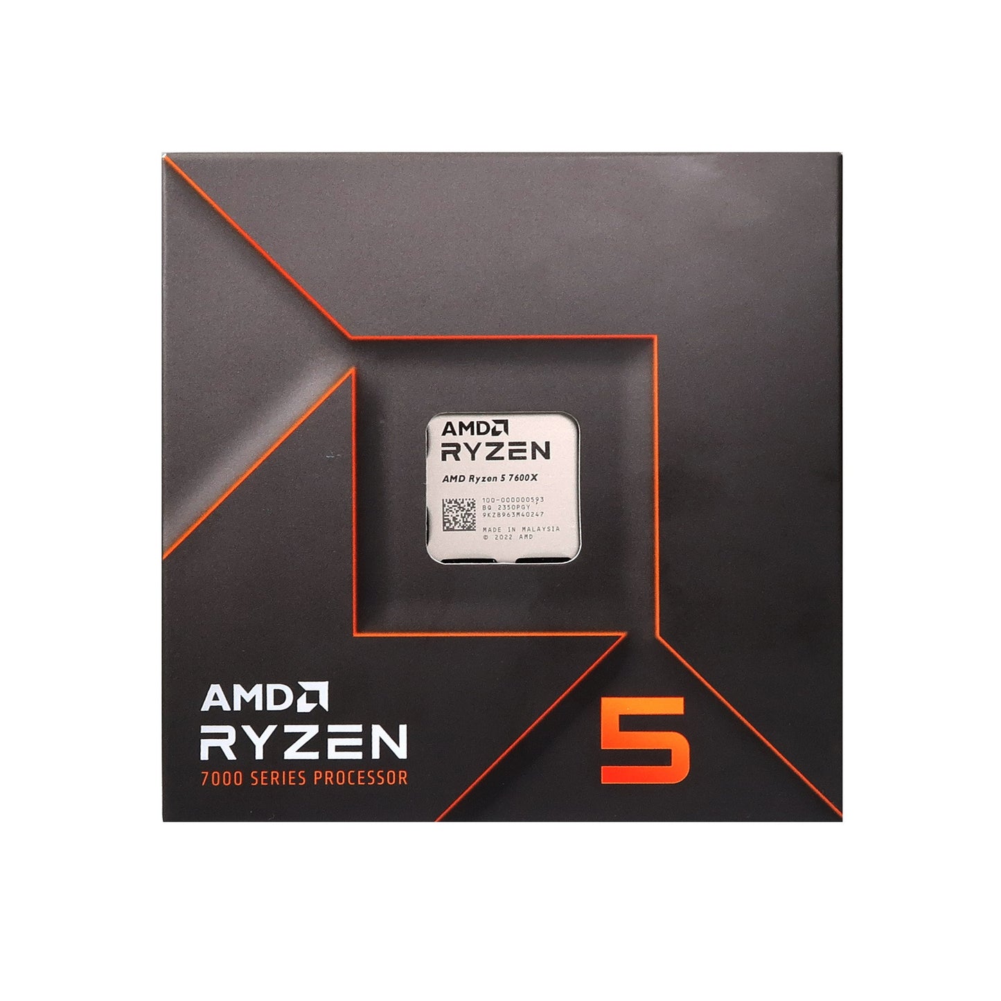 AMD Ryzen 5 7600X 4.7 GHz Six-Core AM5 Processor