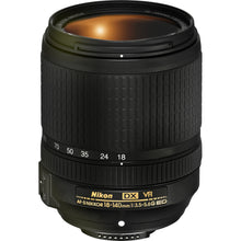 Nikon AF-S DX NIKKOR 18-140mm f/3.5-5.6G ED VR Lens with Accessory Bundle For Nikon DSLR Cameras