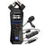 Zoom H1essential 2-Track 32-Bit Float Portable Audio Recorder with Vipro Professional Lavalier Condenser Microphone