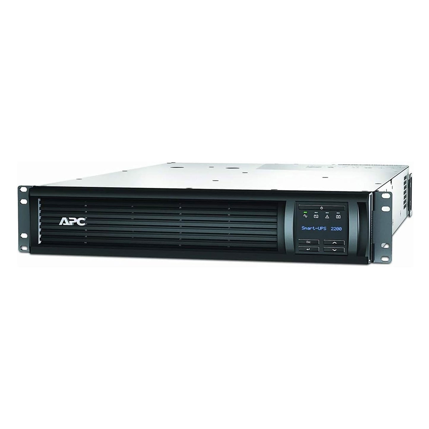 APC SMT2200RM2UNC Smart-Ups 2200Va Lcd Rm 2U - Ups (Rack-Mountable) - Ac 120 V - 1920 Watt - 2200 Va - Ethernet 10/100, Usb - Output Connectors: 8 - 2U - Black