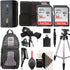Travel Essentials for Canon EOS 90D 5D IV 6D II R R7 R6 R6 5Ds with Genuine Canon LP-E6NH Battery, Tripod, Backpack, Memory Cards + More