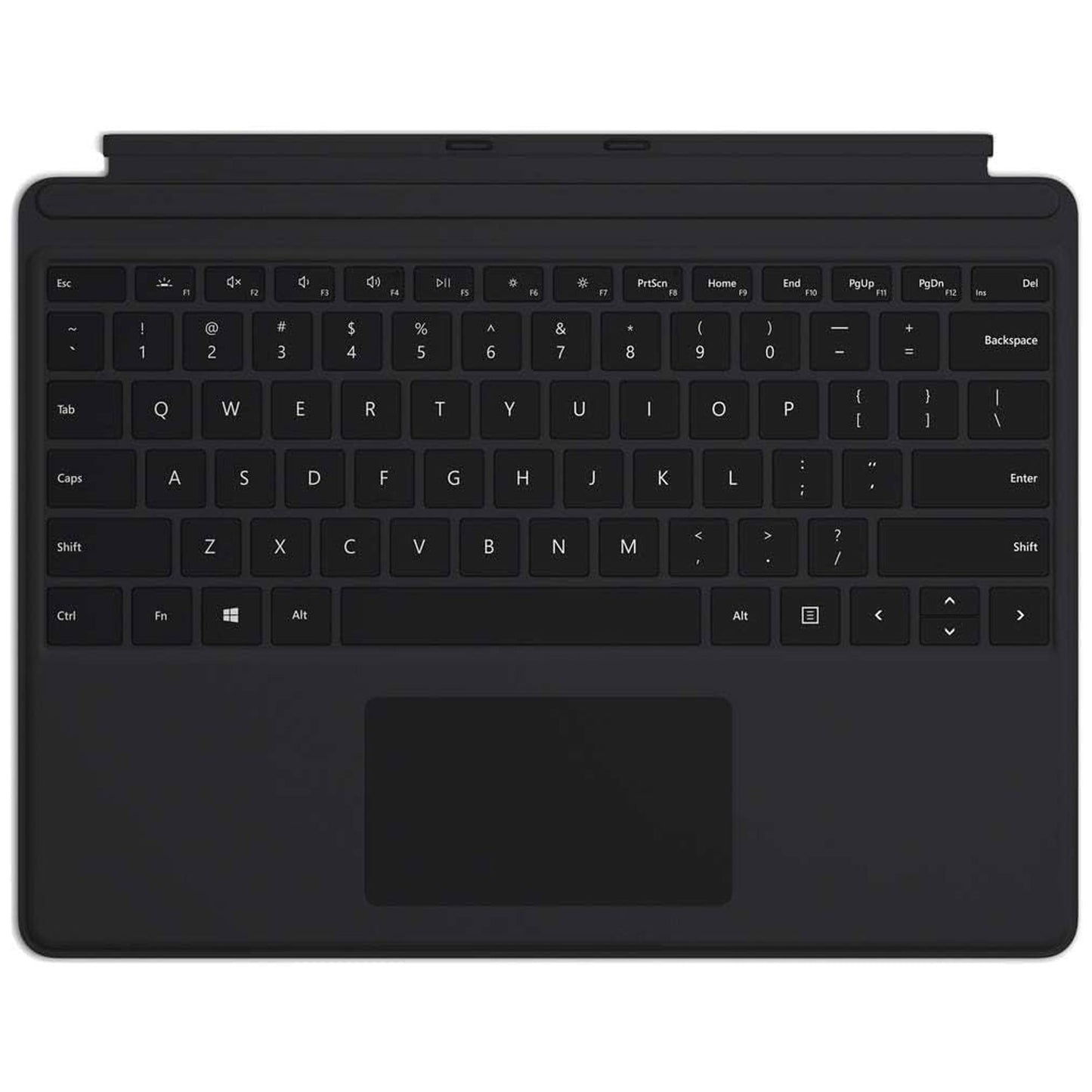 Microsoft Surface Pro X Business Keyboard, QJX-00001 (Black) with JLab Play Gaming Wireless Bluetooth Earbuds - Black/Blue