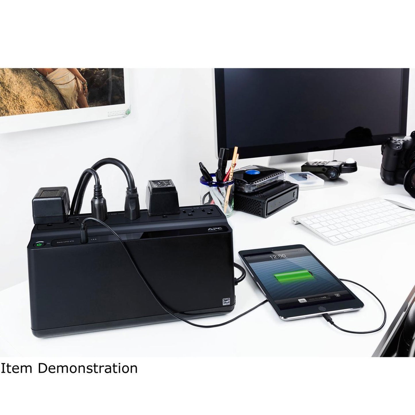 APC BE670M1 675 VA 360 Watts 7 Outlets UPS with USB Charging Port