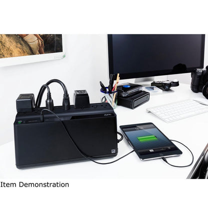 APC BE670M1 675 VA 360 Watts 7 Outlets UPS with USB Charging Port