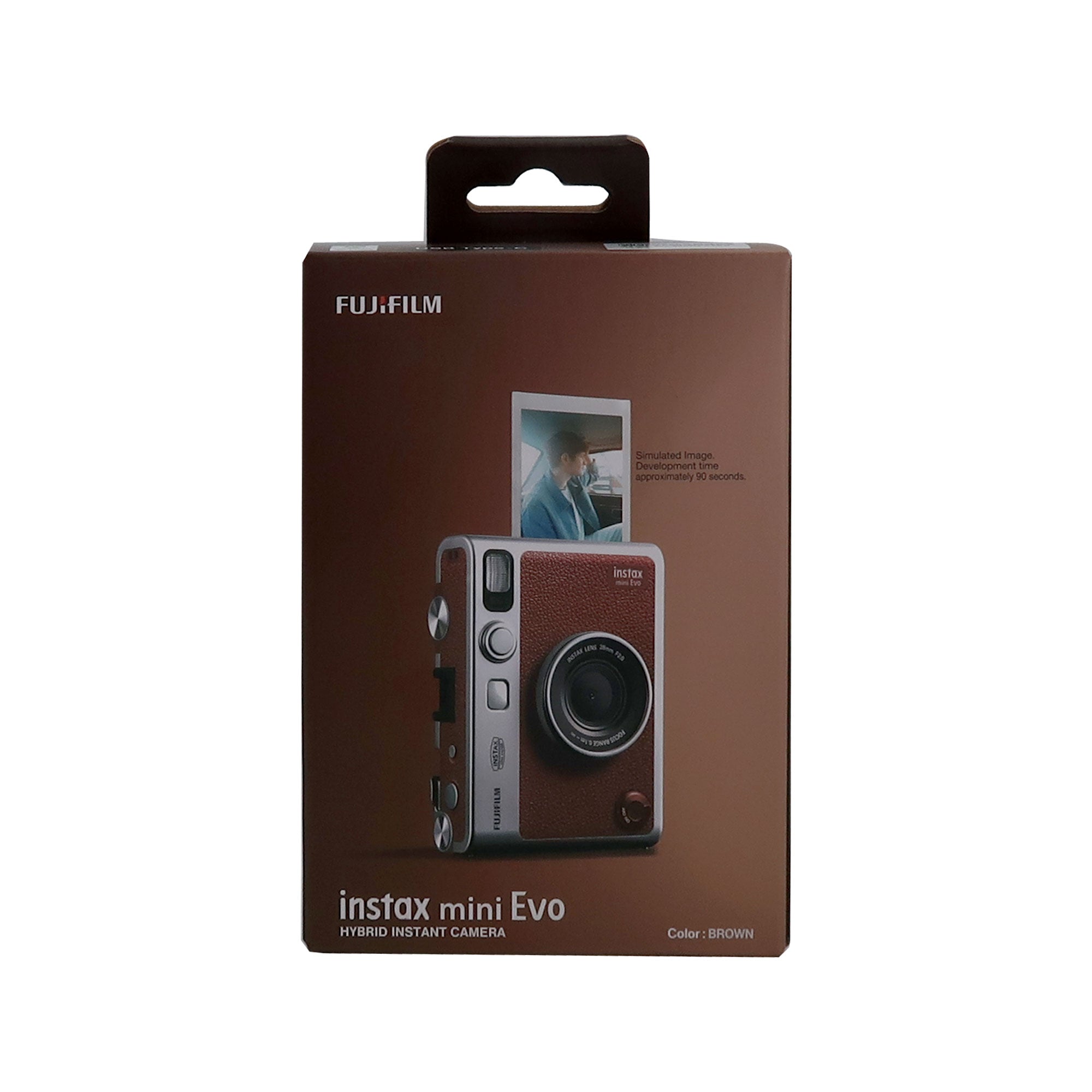 FUJIFILM INSTAX MINI EVO Hybrid Instant Camera (Brown) – Teds