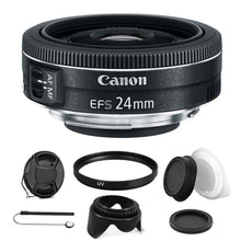 Canon EF-S 24mm f/2.8 STM Lens with Accessory Kit for Canon EOS Rebel T5 , T5i , T6 , T6i and T7i