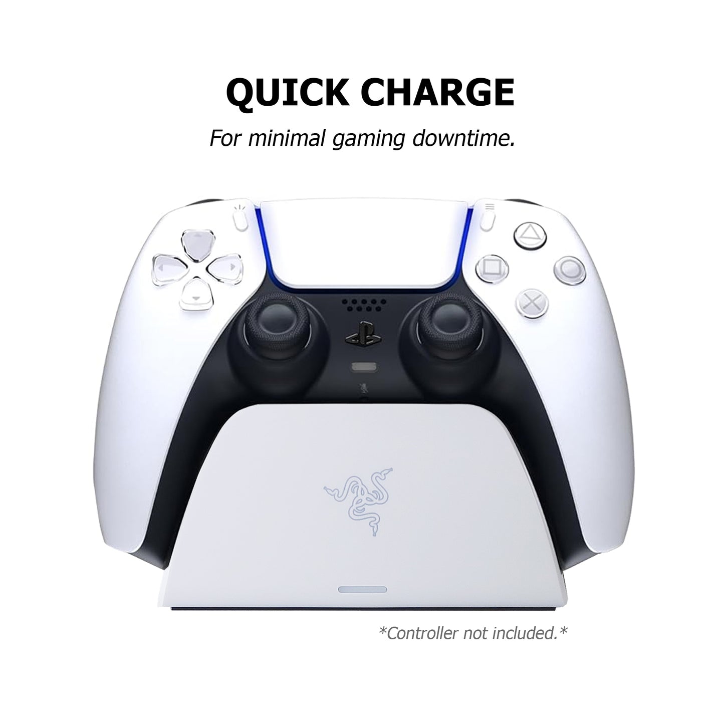 Razer Legendary Duo Bundle for PlayStation 5: Kaira Wireless Headset and Quick Charging Stand for PS5 (Controller Sold Separately) with JLab Gaming Wireless Earbuds