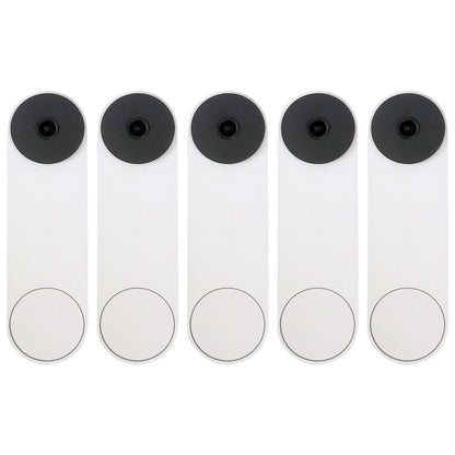 5x Google Nest Video Battery Doorbell (Battery, White)