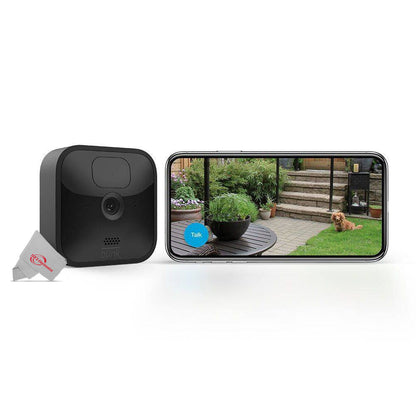 Blink Smart Wifi Video Doorbell Wired / Battery Operated w/ Sync Module 2 with Blink Outdoor Wireless Battery Security Cameras - 5 Camera Kit