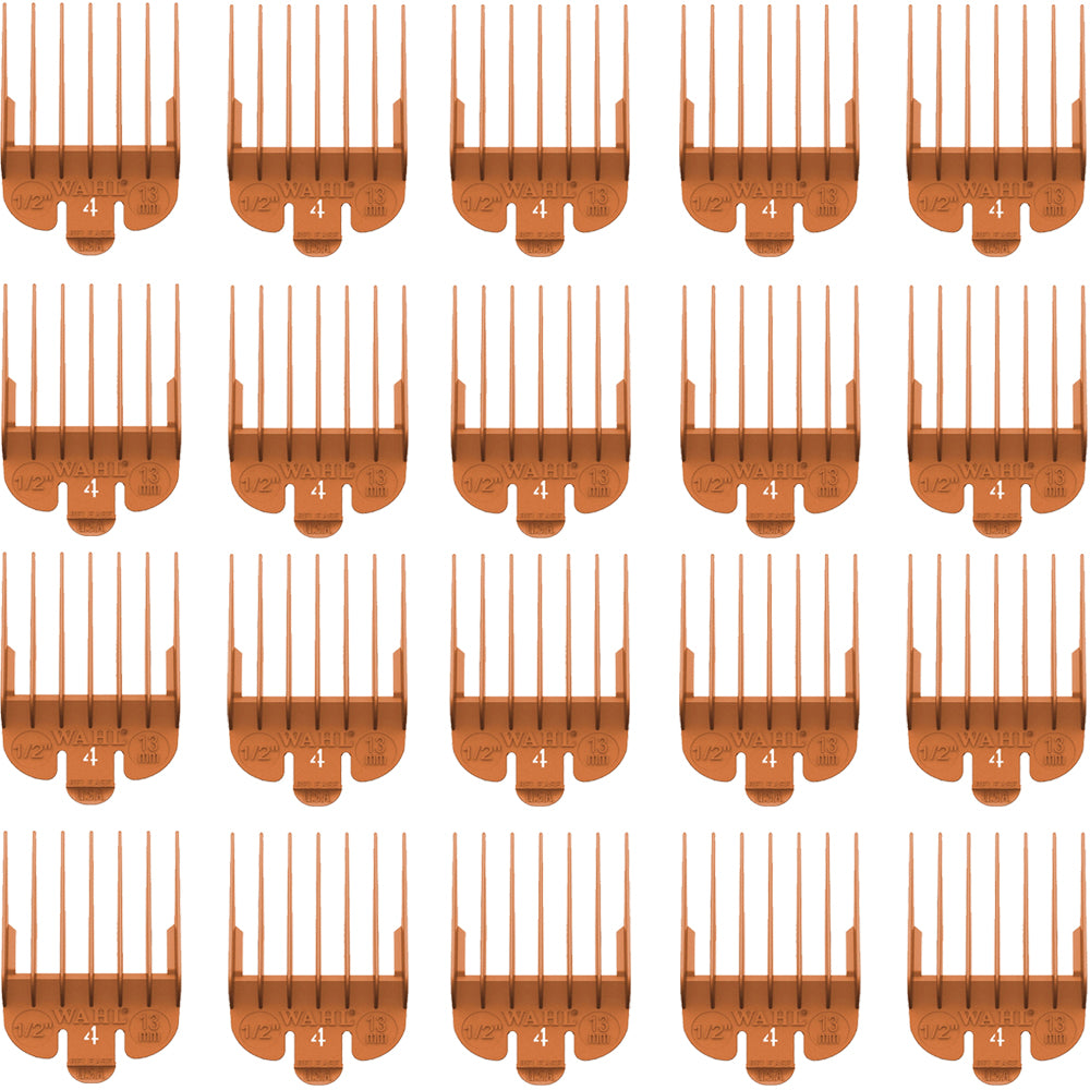 20 Pack Wahl Color-Coded Clipper Guide #4 - 1/2" #3144-1003