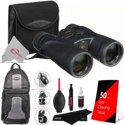 Nikon 12x42 Monarch 5 Binocular 7578 + Lens Tissue + Backpack + 5pc Cleaning Kit