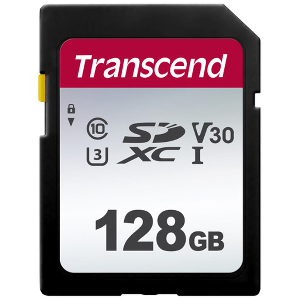 Transcend SDXC 128GB UHS -I U3 300s V30 Class 10 95MB/s