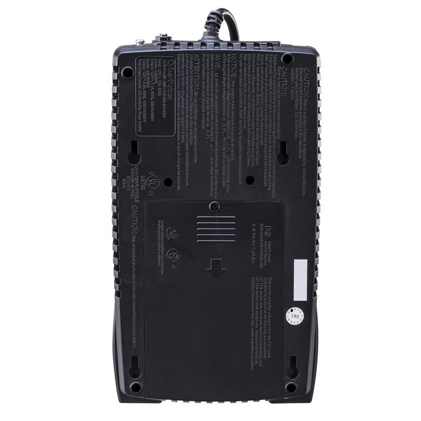 CyberPower Ecologic EC850LCD 850 VA 510 Watts 12 Outlets UPS