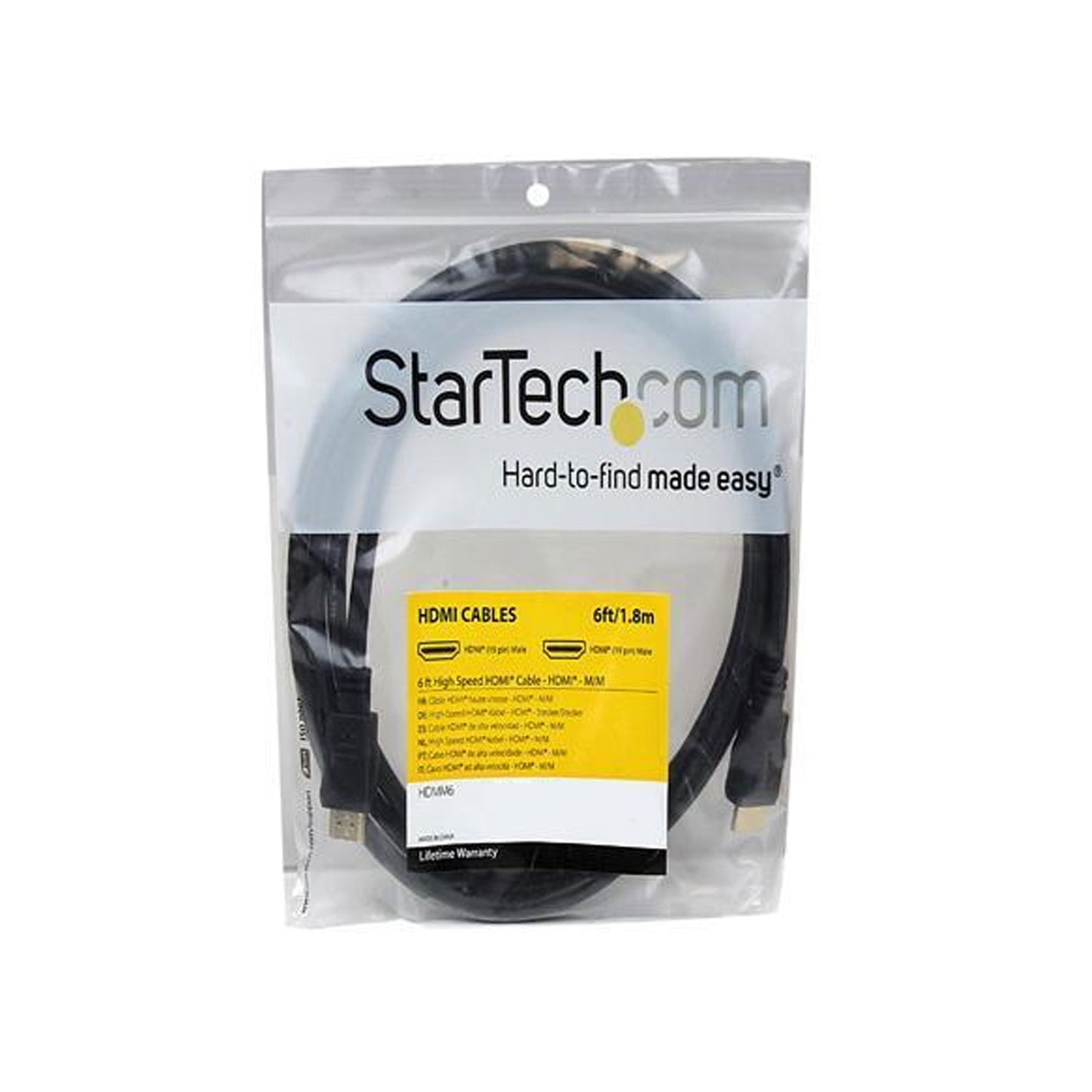 StarTech 6 ft High Speed HDMI Cable – Ultra HD 4k x 2k HDMI Cable – HDMI to HDMI