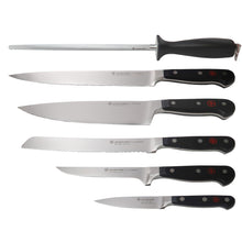 Wusthof 1120160602 Classic Six Piece Cook's Set 6 with Wusthof Classic 7" Hollow Edge Santoku Kitchen Knife