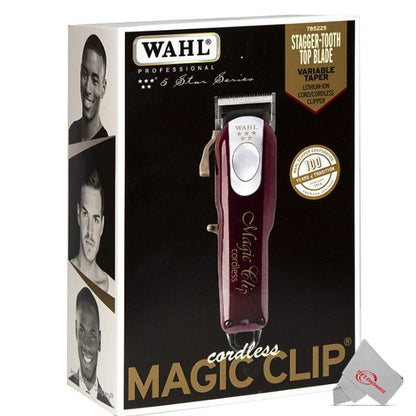 Wahl Professional 5-Star Cord / Cordless Magic Clip #8148 Stagger-tooth Crunch Blade Technology Clipper
