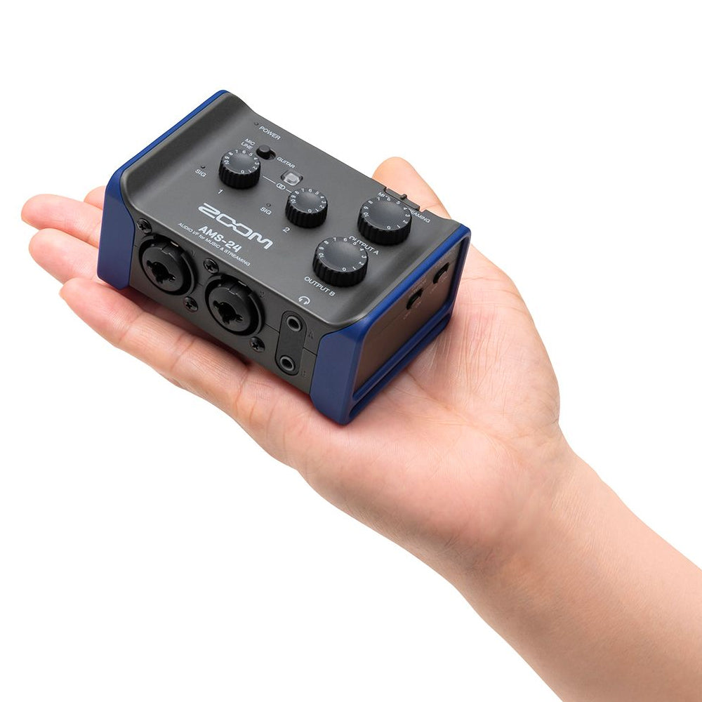 Zoom AMS-24 2x4 USB Audio Interface for Music and Streaming – Teds