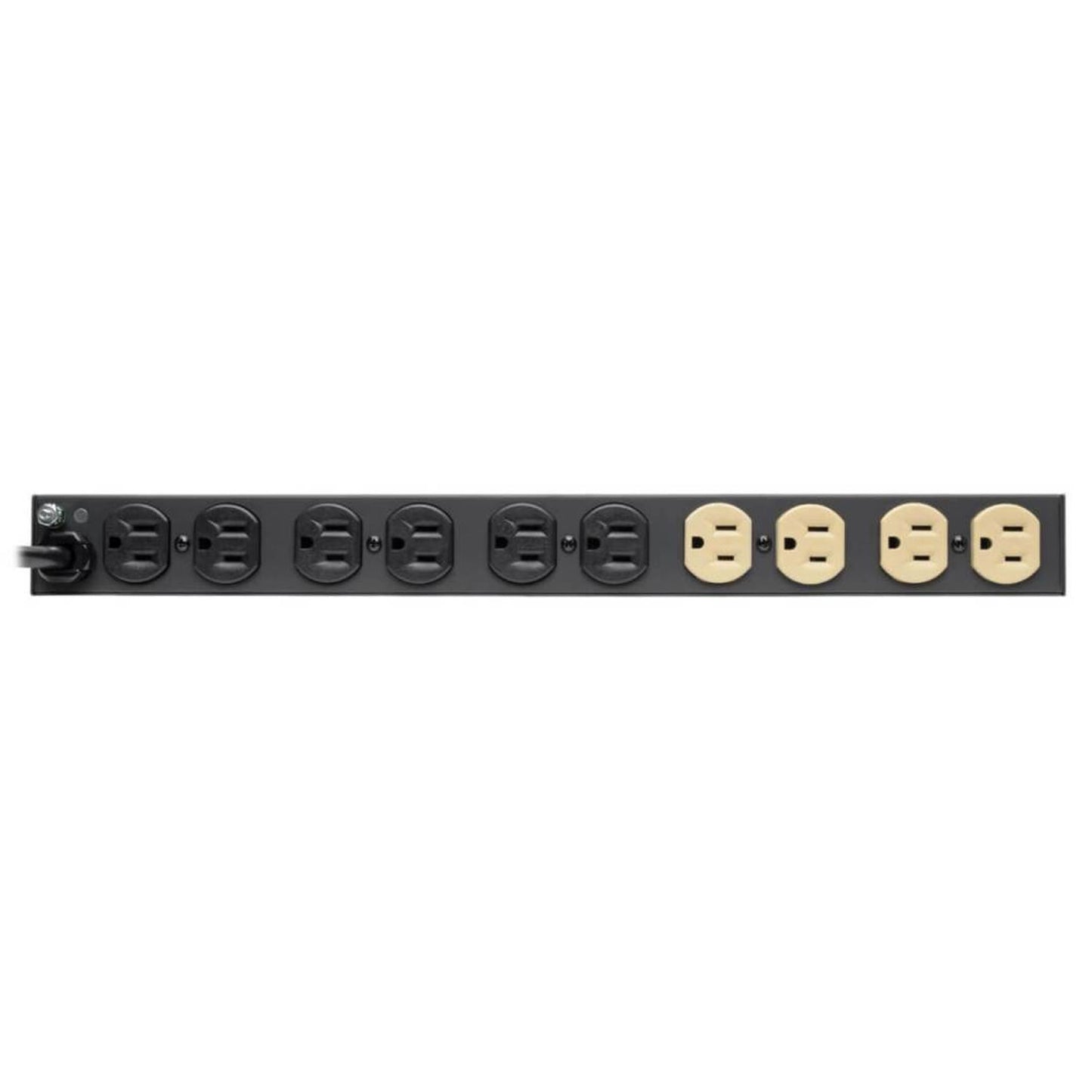 Tripp Lite Isobar Surge Protector Rackmount 12 Outlet 15' Cord Metal 1URM - Receptacles: 12 x NEMA 5-15R - 3840J