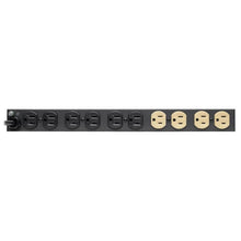 Tripp Lite Isobar Surge Protector Rackmount 12 Outlet 15' Cord Metal 1URM - Receptacles: 12 x NEMA 5-15R - 3840J