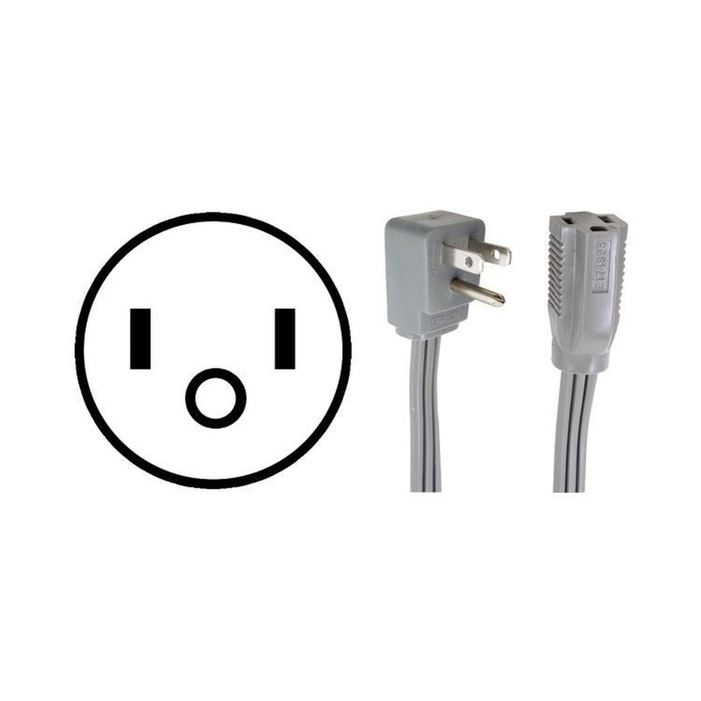 PETRA 15-0303 Appliance Extension Cord (3ft)