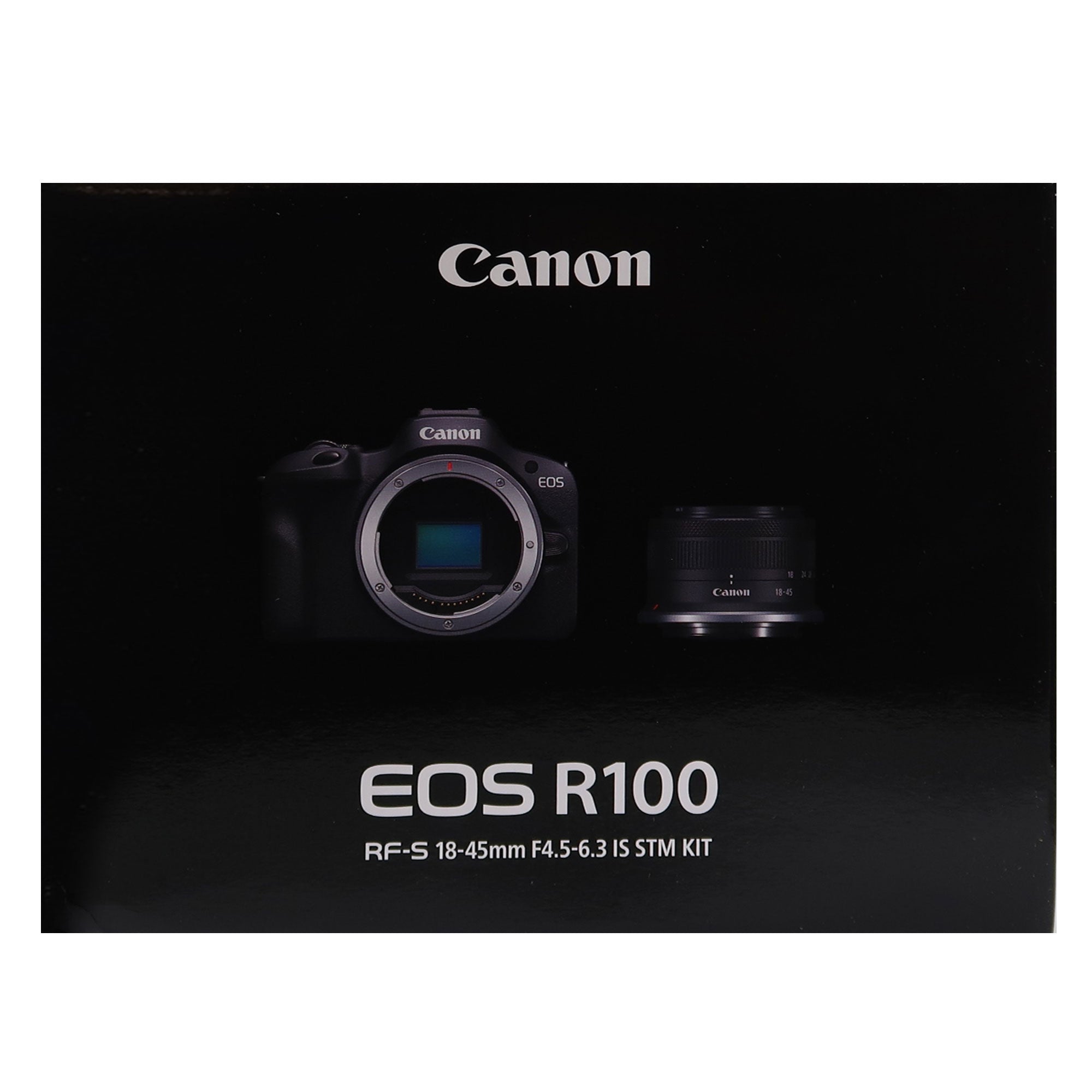 Canon EOS R100 Mirrorless Camera with 18-45mm Lens - Black – Teds