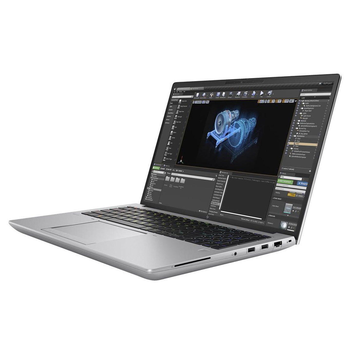 HP ZBook Fury G10 16" Mobile Workstation - WQUXGA - 1920 x 1200 - Intel Core i7-13700HX - 16 Core - Nvidia RTX A1000 - 16 GB RAM - 512 GB SSD