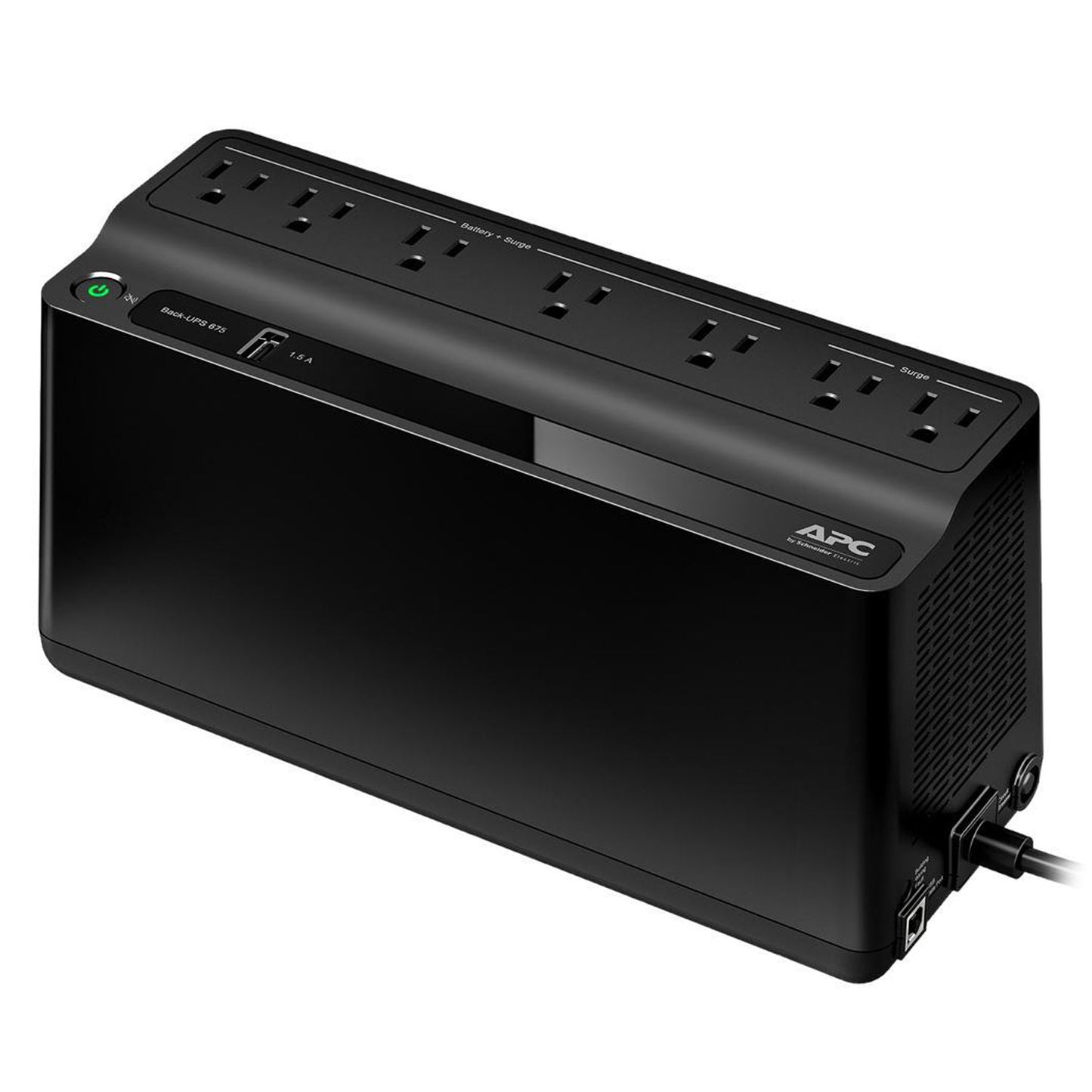 APC BE670M1 675 VA 360 Watts 7 Outlets UPS with USB Charging Port