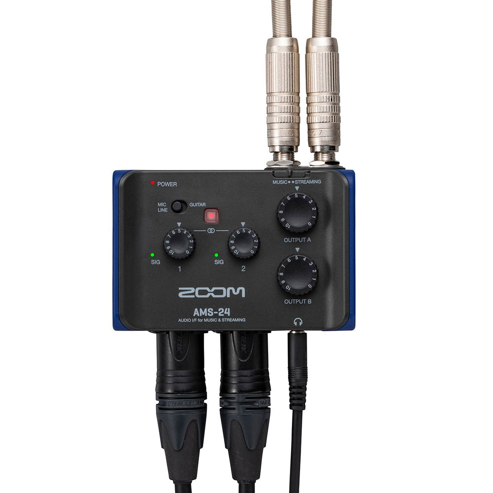 Zoom AMS-24 2x4 USB Audio Interface for Music and Streaming – Teds