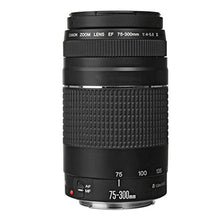 Canon EF 75-300mm f/4-5.6 III Lens with Accessory Bundle For Canon T5i , T6 , T6i and T7i