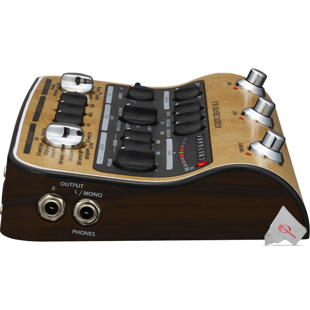 ZOOM　AC-3 Acoustic Creator Zoom AC-3 Acoustic Creator Pedal – Teds Electronics