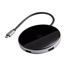 Rosewill 60W Five-Port Wireless Charger and Data Transfer USB Hub with 1 USB-C Port, 3 USB-A Ports and 1 HDMI Port with 4K Ultra HD, USB-C Power Delivery, Qi-Certified, Black - (RBWH-20016)