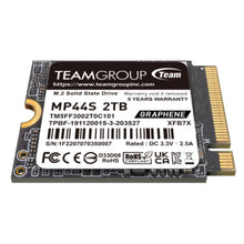 Team Group MP44S M.2 2230 2TB PCIe 4.0 x4 with NVMe, STEAM Deck Compatible, Internal Solid State Drive (SSD) TM5FF3002T0C101