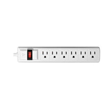 V7 SA0608W-9N6 6-Outlet Surge Protector, 8 Feet cord, 900 Joules - White