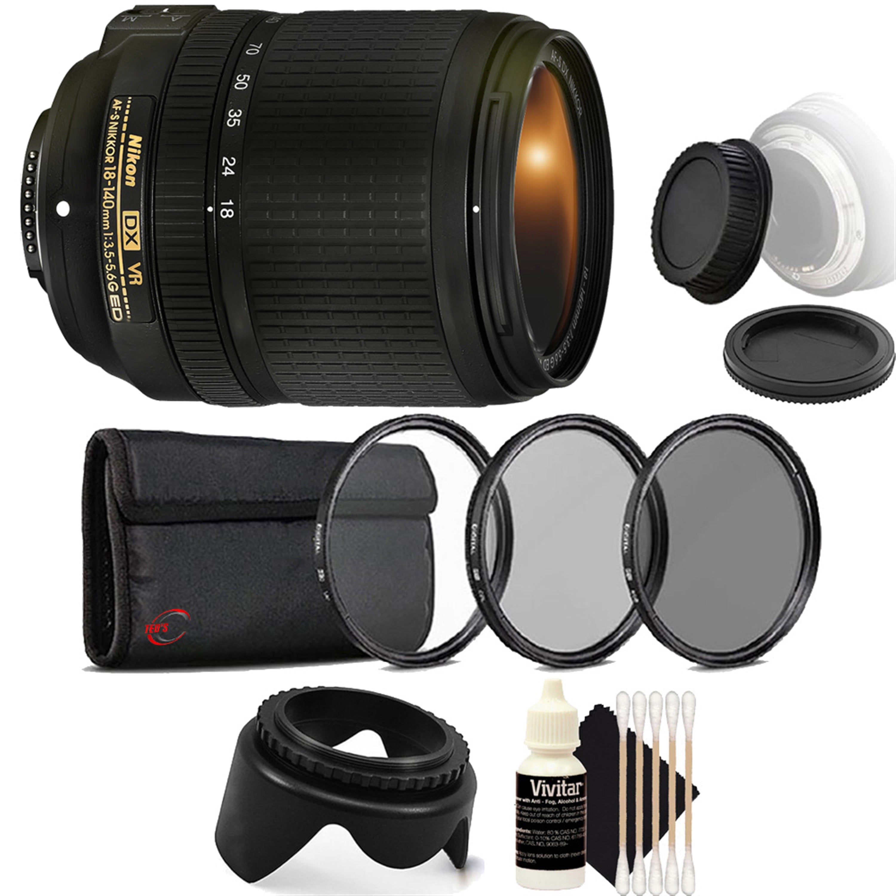DX AF-S 18-140mm ED Nikon NIKKOR VR f⁄3.5-5.6G Lens | F3.5-5.6G 