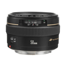 Canon EF 50mm f/1.4 to f/22 USM EF-Mount Lens/Full-Frame Format Lens with Cap Holder and Cleaning Kit