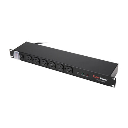 CyberPower CPS1215RMS 15' 12 Outlets 1800 Joules Rackbar Surge Strip