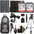 Travel Essentials for Sony Alpha A6000 A7R A7C A7 Mark III IV V with Genuine Sony NP-FZ100 Lithium-Ion Battery, Tripod, Backpack, Memory Cards + More