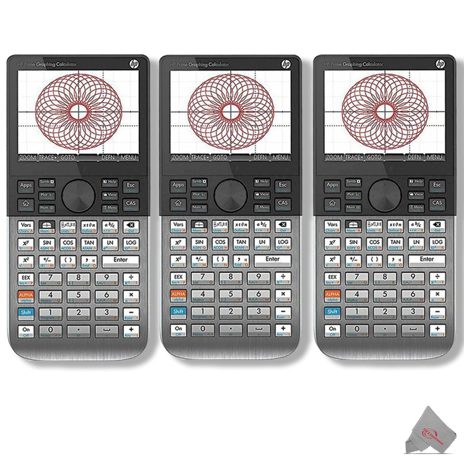 HP Prime Handheld Graphing Calculator Black - 2AP18AA#ABA - 3 Units ...