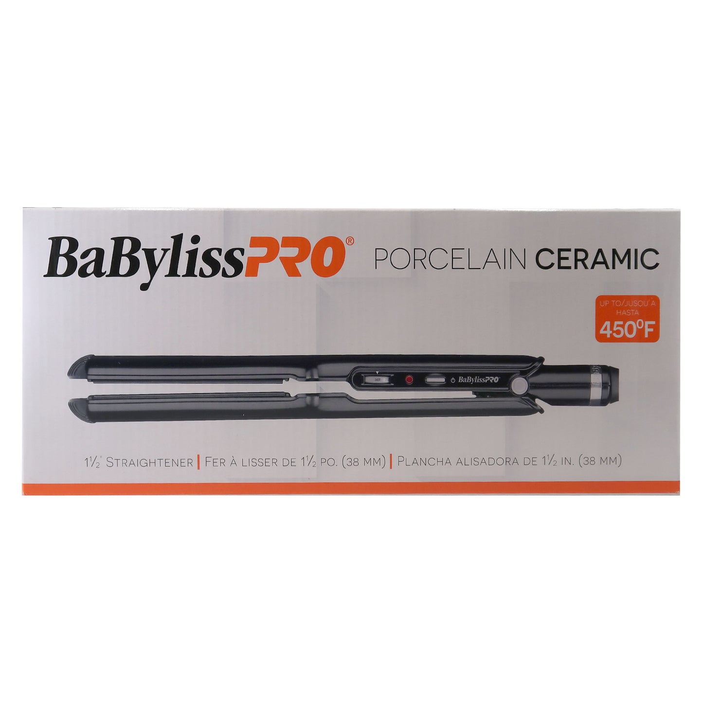 BaByliss Pro Porcelain Ceramic Gift Box (Dryer, Waver, Curling Iron) BPPP7 with Straightening Iron 1½" BP9559UC and 10oz Spray Bottle